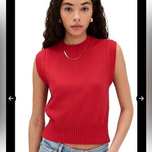 Pistola | Leandra Wool Cashmere Sleeveless Sweater Size Large